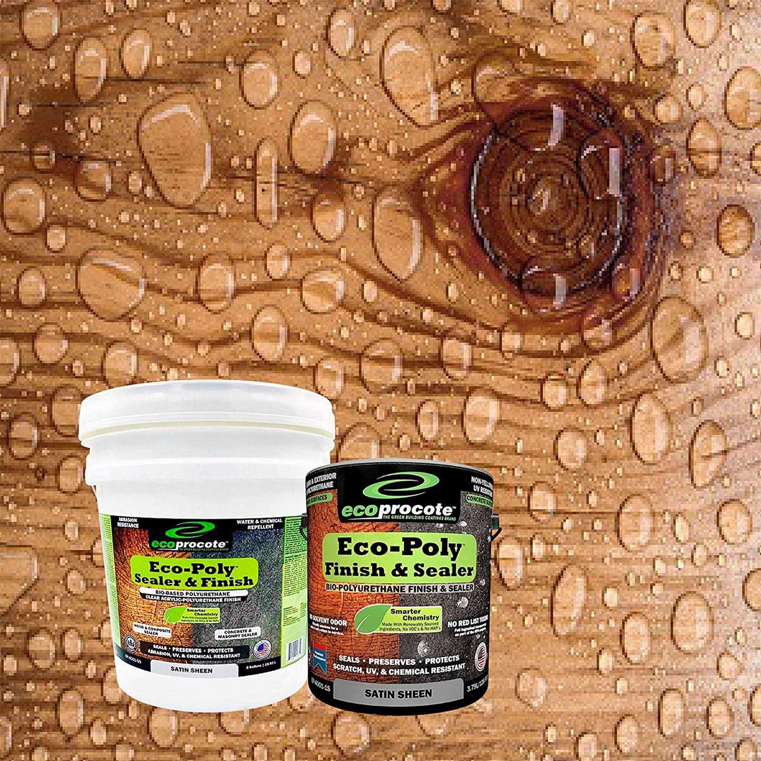 EcoProCote Eco-Poly Wood Floor and Concrete Finish and Sealer - MT - Mrs Treak