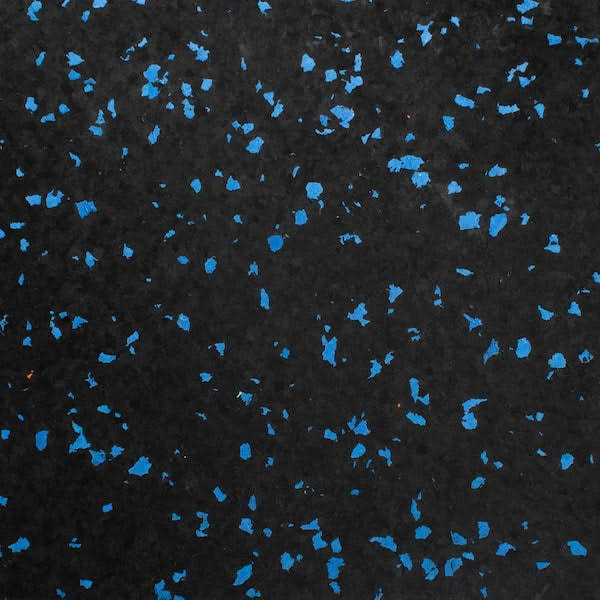 Courage GymFloor Rubber Gym Flooring Rolls Blue 48 in. x 180 in. x - Mrs Treak