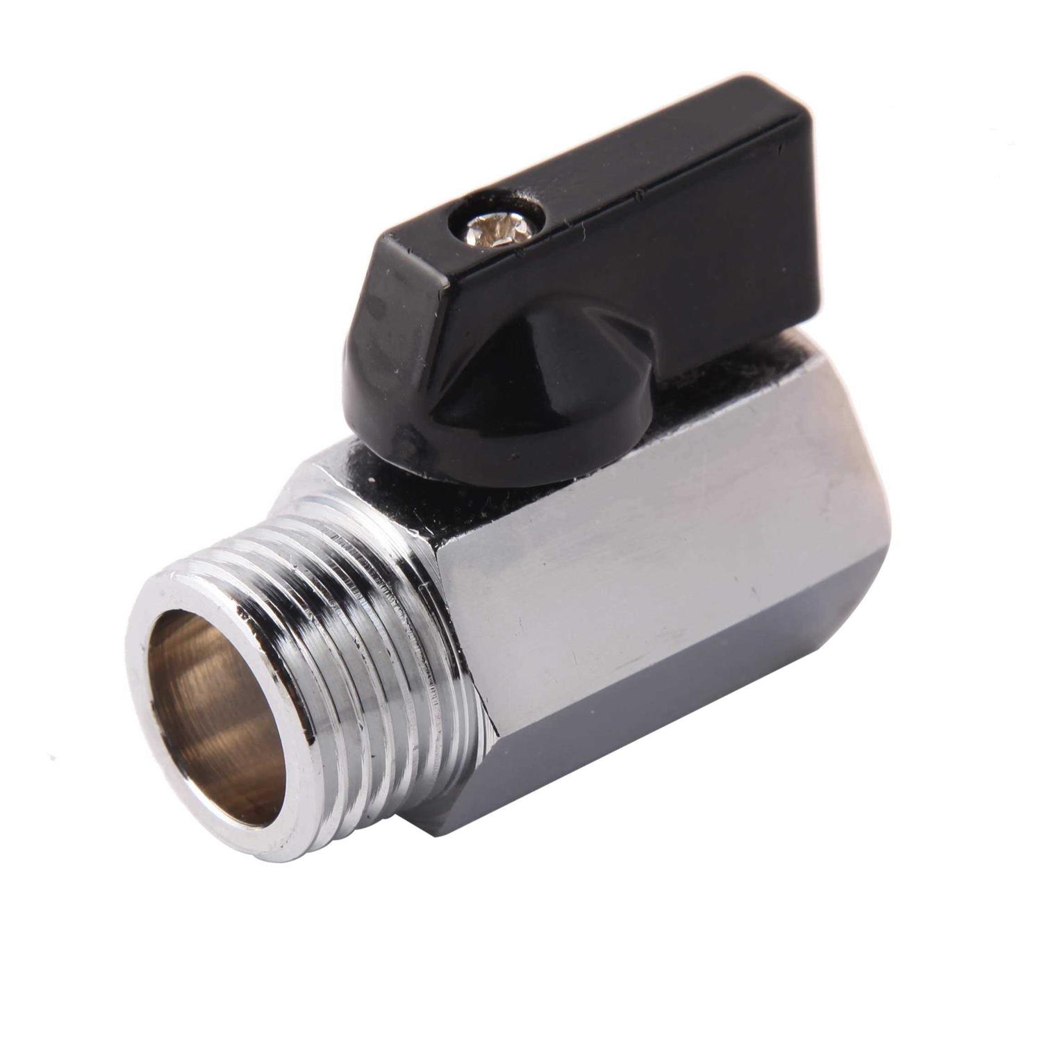 Metaland Brass Mini Ball Valve NPT Female x Male Shut-Off Valve - MT - Mrs Treak