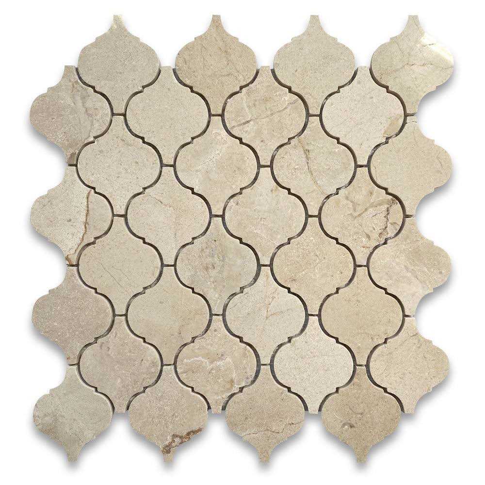 Marble Online 6 Hexagon Carrara White Marble Venato Carrera Bianco Tile Honed - MT - Mrs Treak