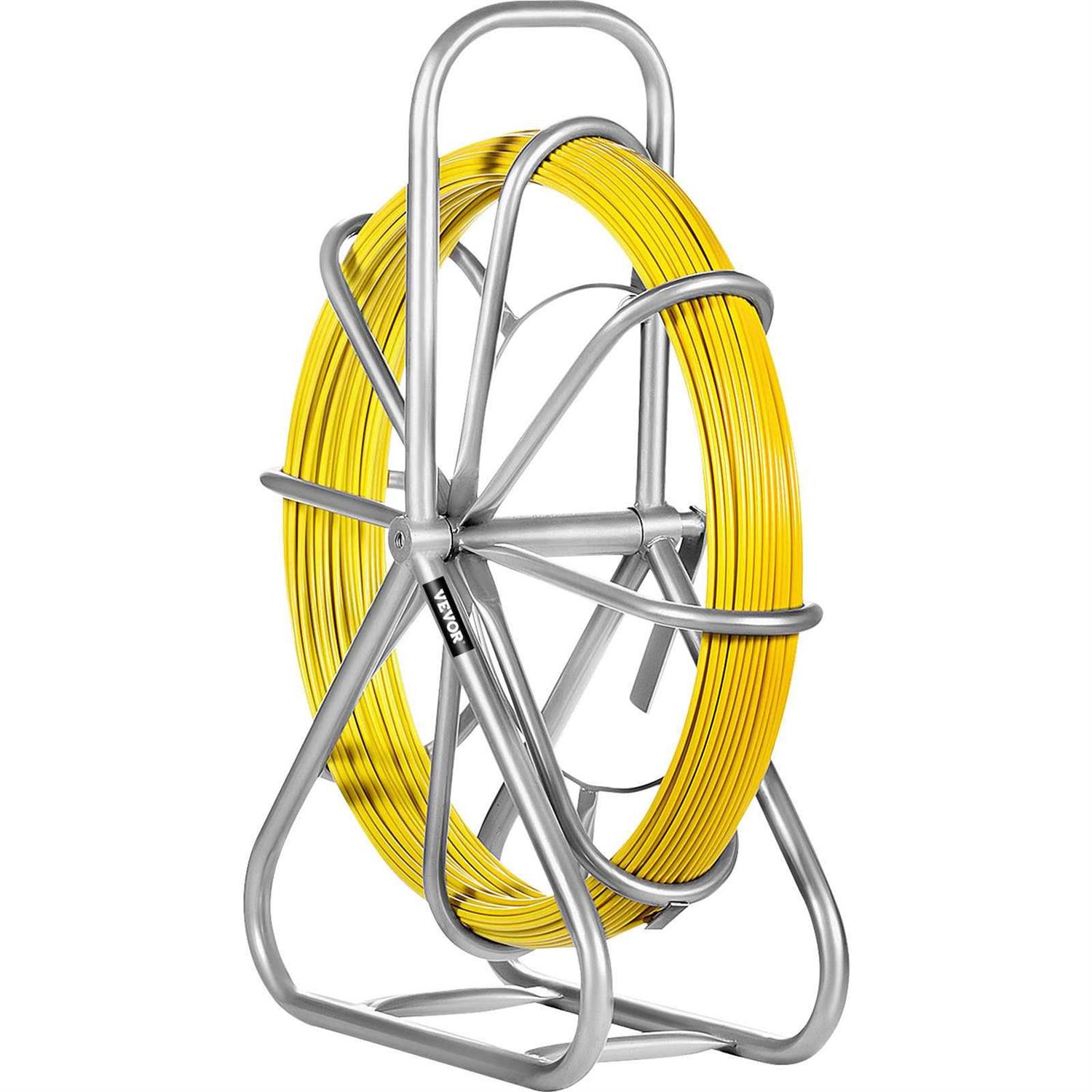 VEVOR Fish Tape Fiberglass Duct Rodder Wire Puller Cable Running - MT - Mrs Treak