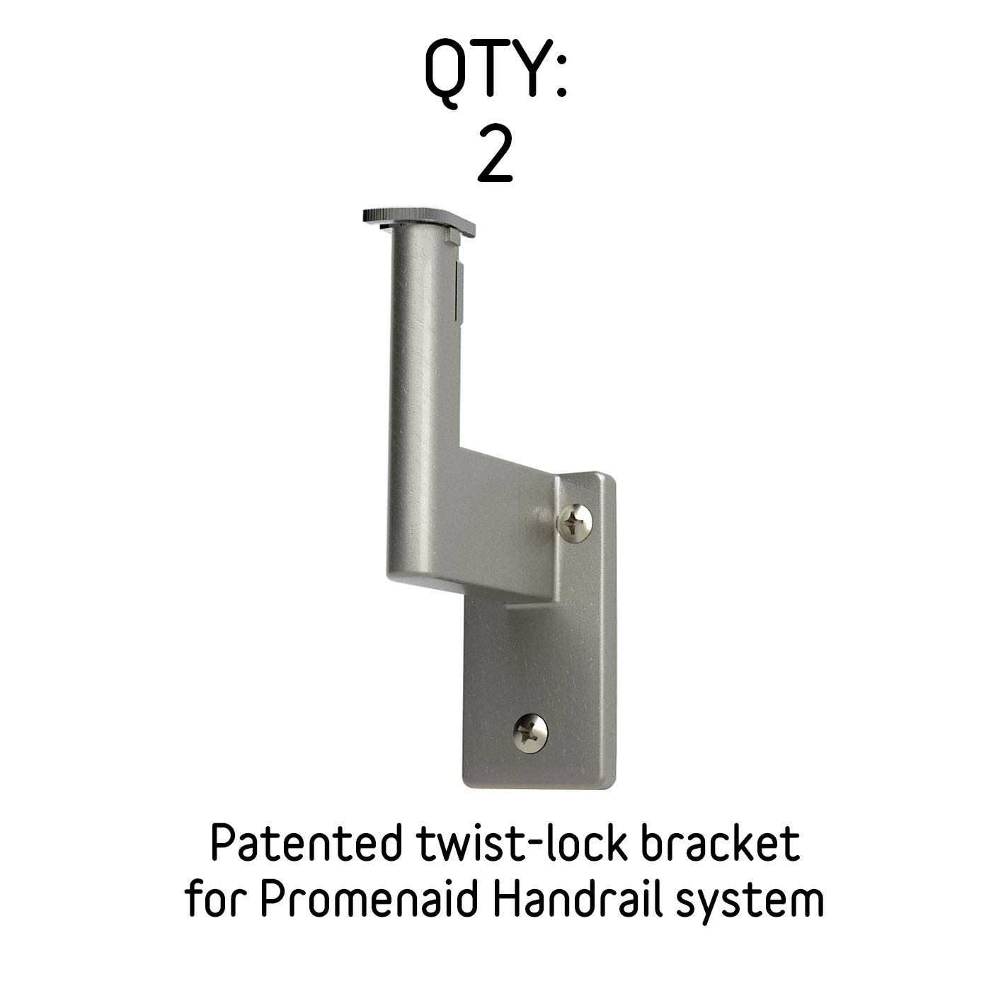 Promenaid Handrail Kit Complete Indoor Hand Rail for Steps - MT - Mrs Treak
