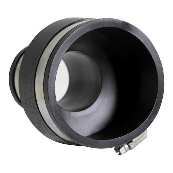 The Plumber’s Choice PVC Flexible Reducing Coupling with Stainless Steel Clamps - MT - Mrs Treak