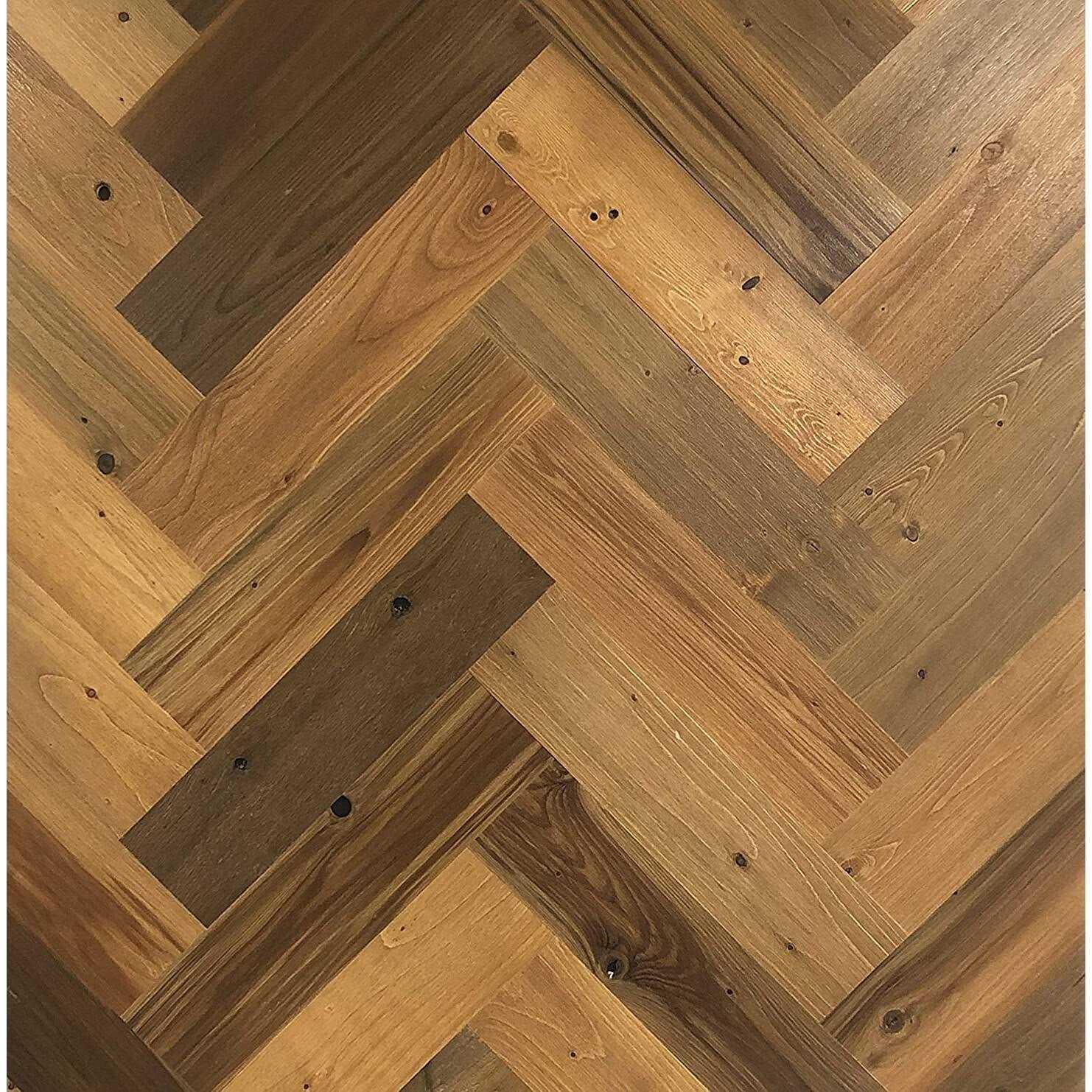 Timberchic Herringbone Pattern Wall Planks – Baxter Blonde - MT - Mrs Treak