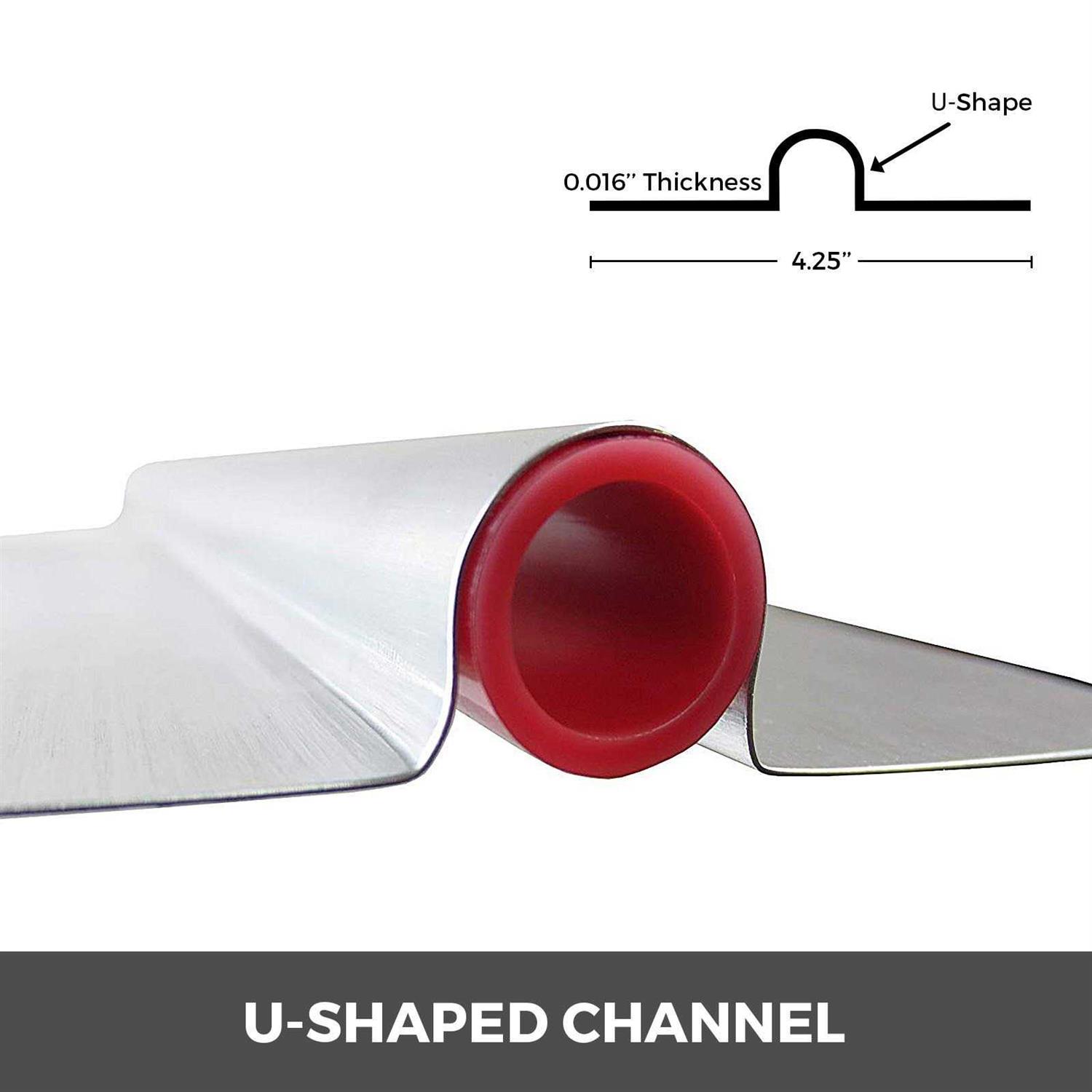 VEVOR PEX Heat Transfer Plates Radiant Heat Transfer Plates 4 ft Aluminum 12 inch - MT - Mrs Treak