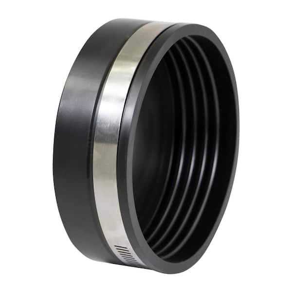 The Plumber’s Choice 1 in. PVC Flexible Coupling with Stainless Steel Clamps - MT - Mrs Treak