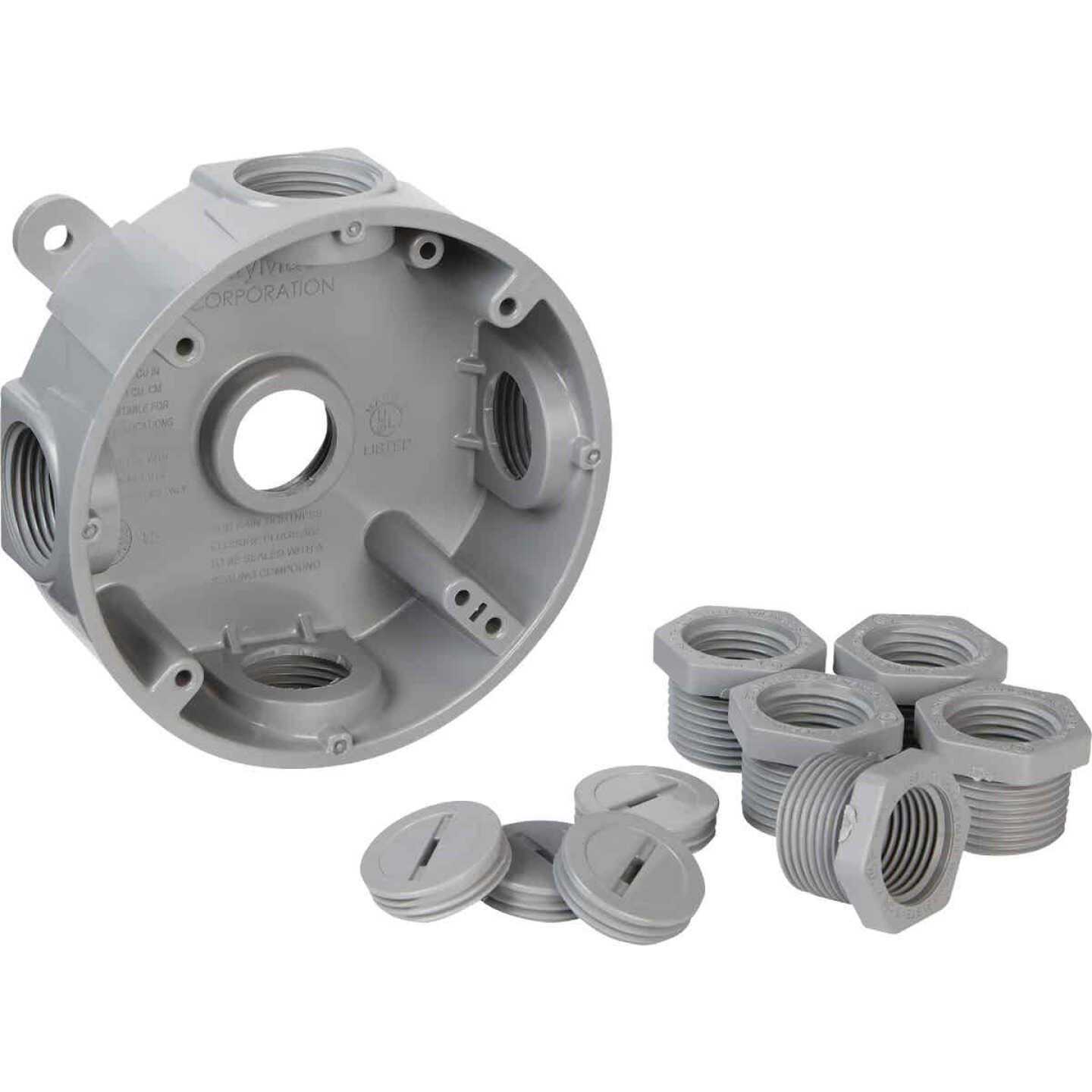 TayMac PDB77550GY Plastic Weatherproof Outlet Box - MT - Mrs Treak