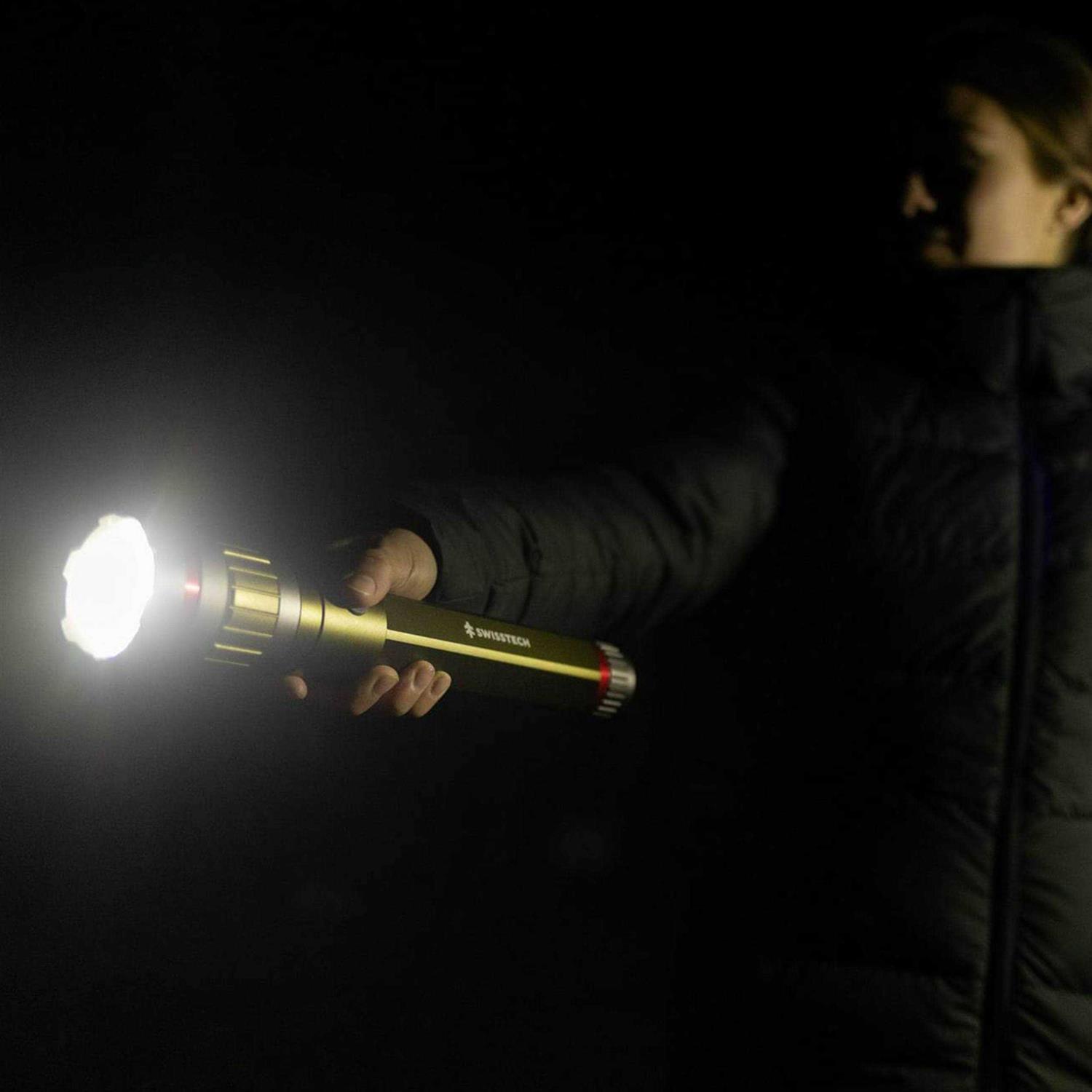 Swiss Safe 5-in-1 Fire Starter with Compass, Paracord and Whistle - MT - Mrs Treak