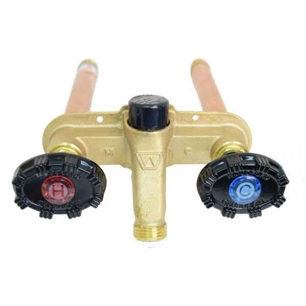 Woodford Horizontal Freezeless Hot Cold Wall Faucet - MT - Mrs Treak