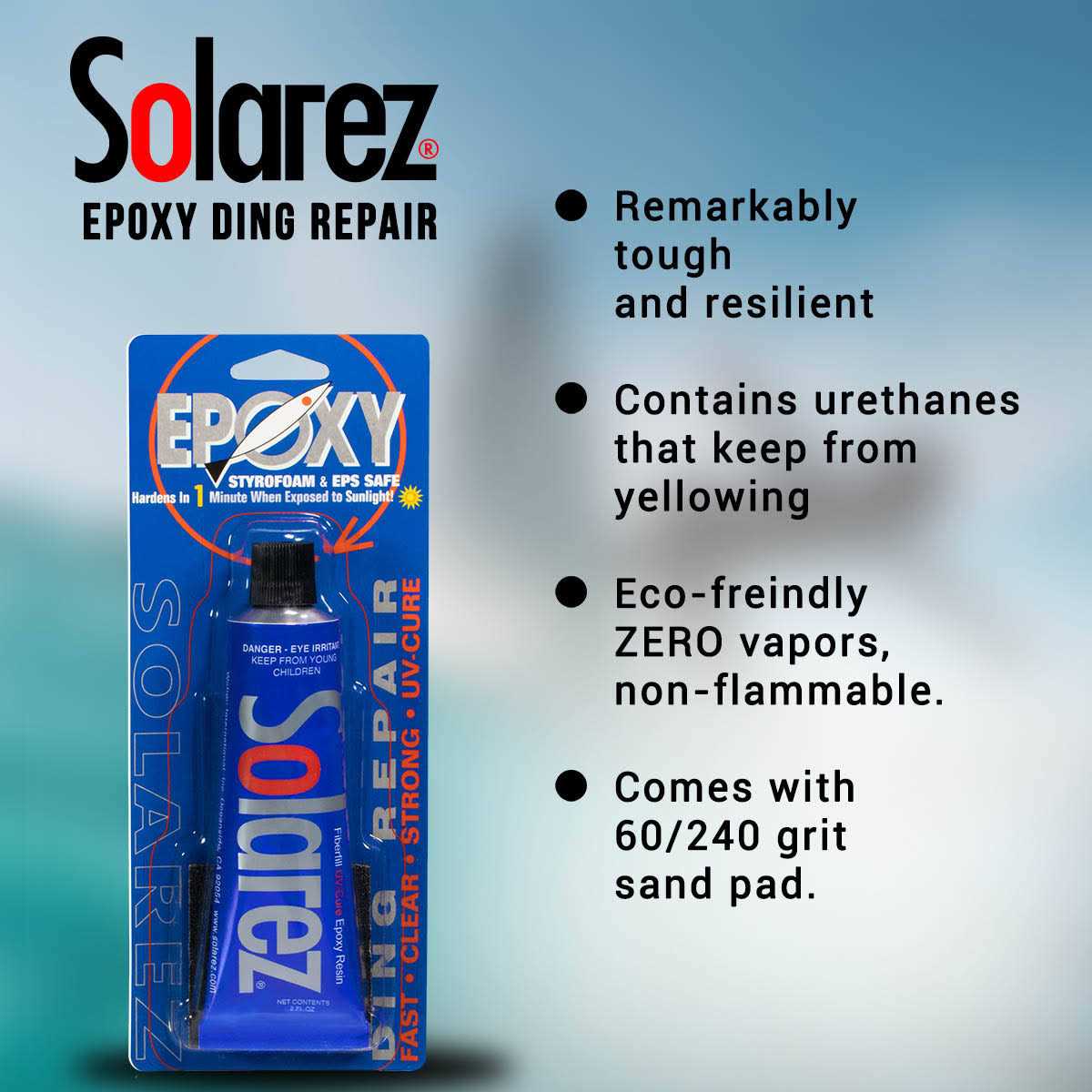 Solarez Epoxy Ding Repair - MT - Mrs Treak