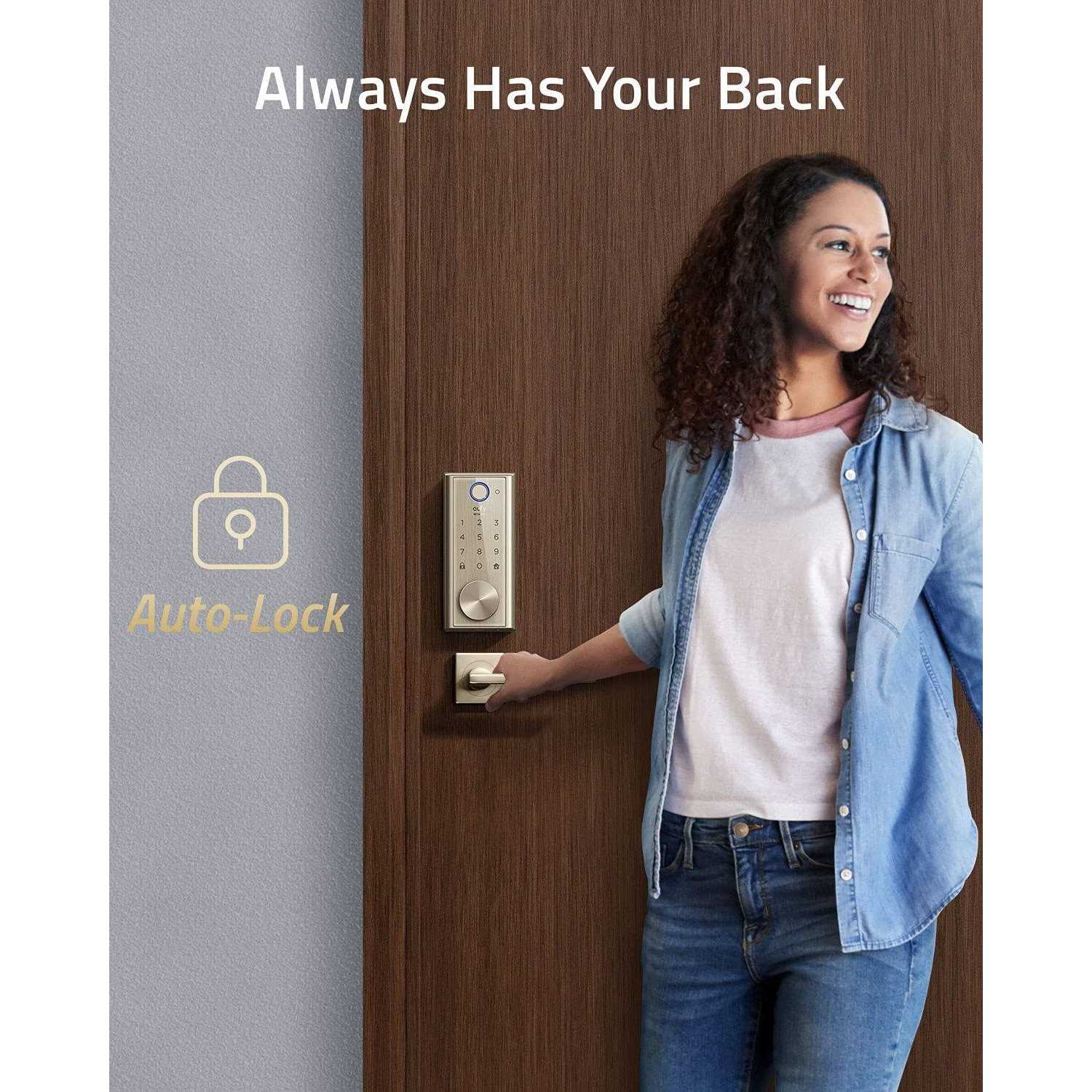 Eufy Security Smart Lock Touch & Wi-Fi Fingerprint Keyless Entry Door Lock - MT - Mrs Treak