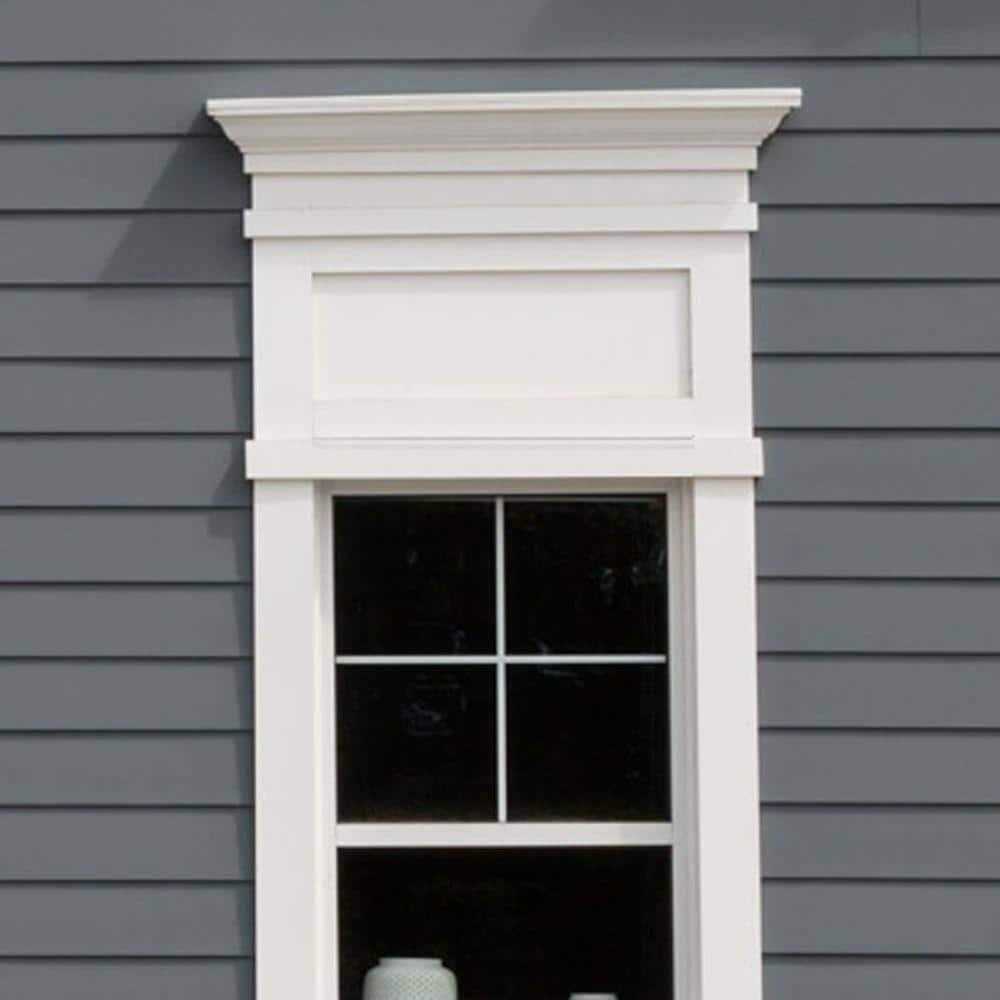 Veranda 1 in. x 8 ft. White PVC Trim - MT - Mrs Treak