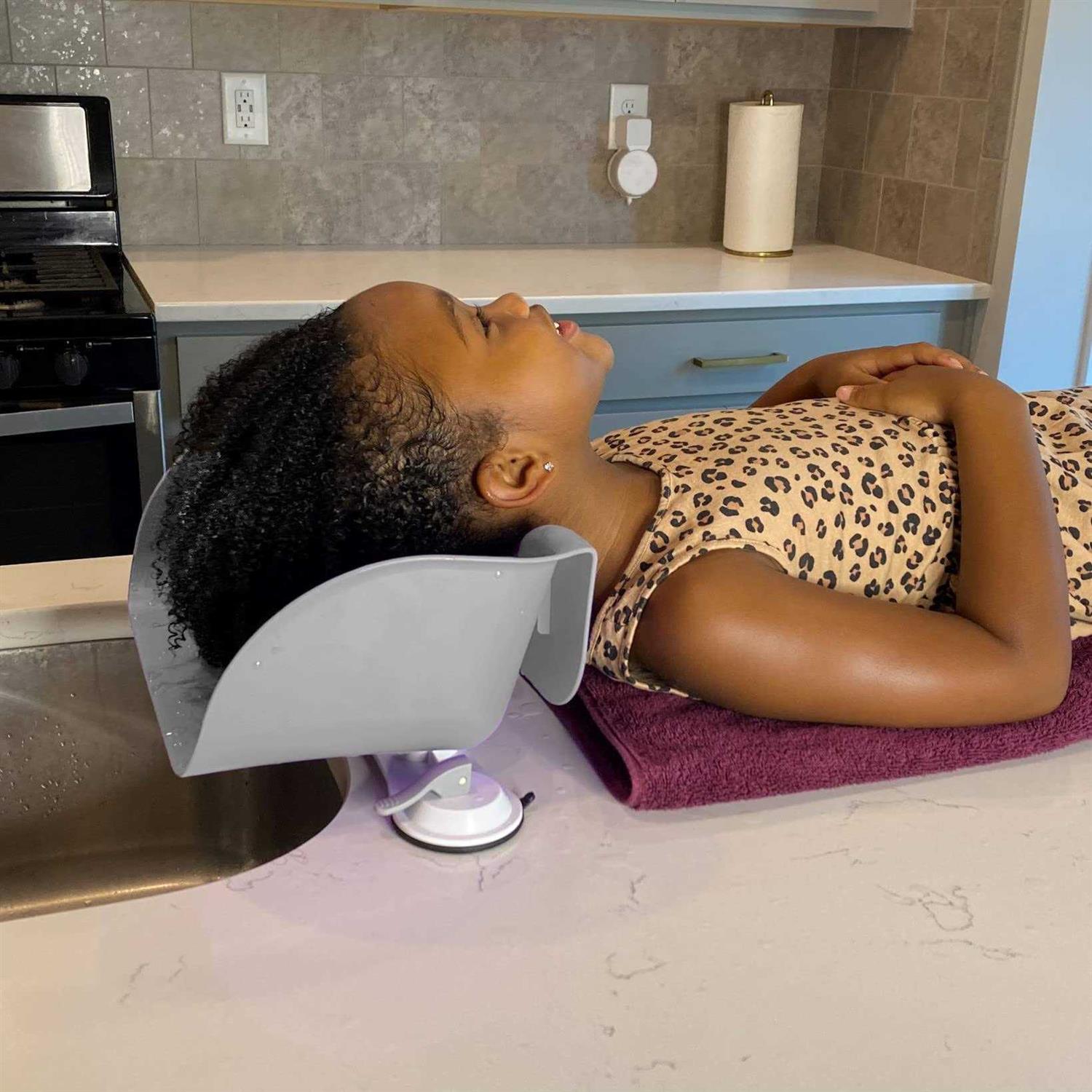 Shampoo Buddy Portable Hair Wash Basin for Children, Toddlers, Kids, Teens - MT - Mrs Treak