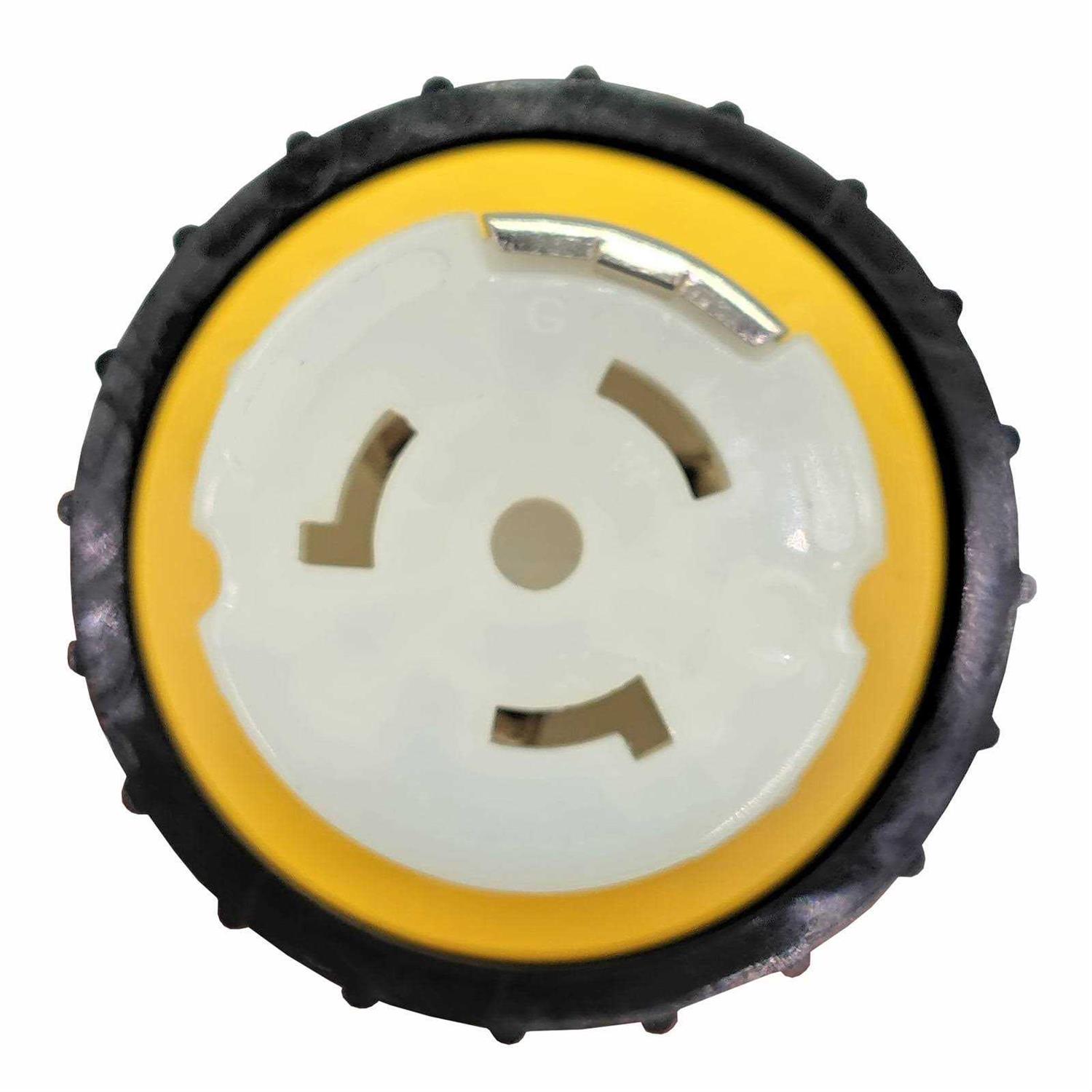 Parkworld 691838 Adapter Cord Welder 50 Amp 6-50p Male Right Angle to 20 Amp L6-20r Locking Connector Female - MT - Mrs Treak