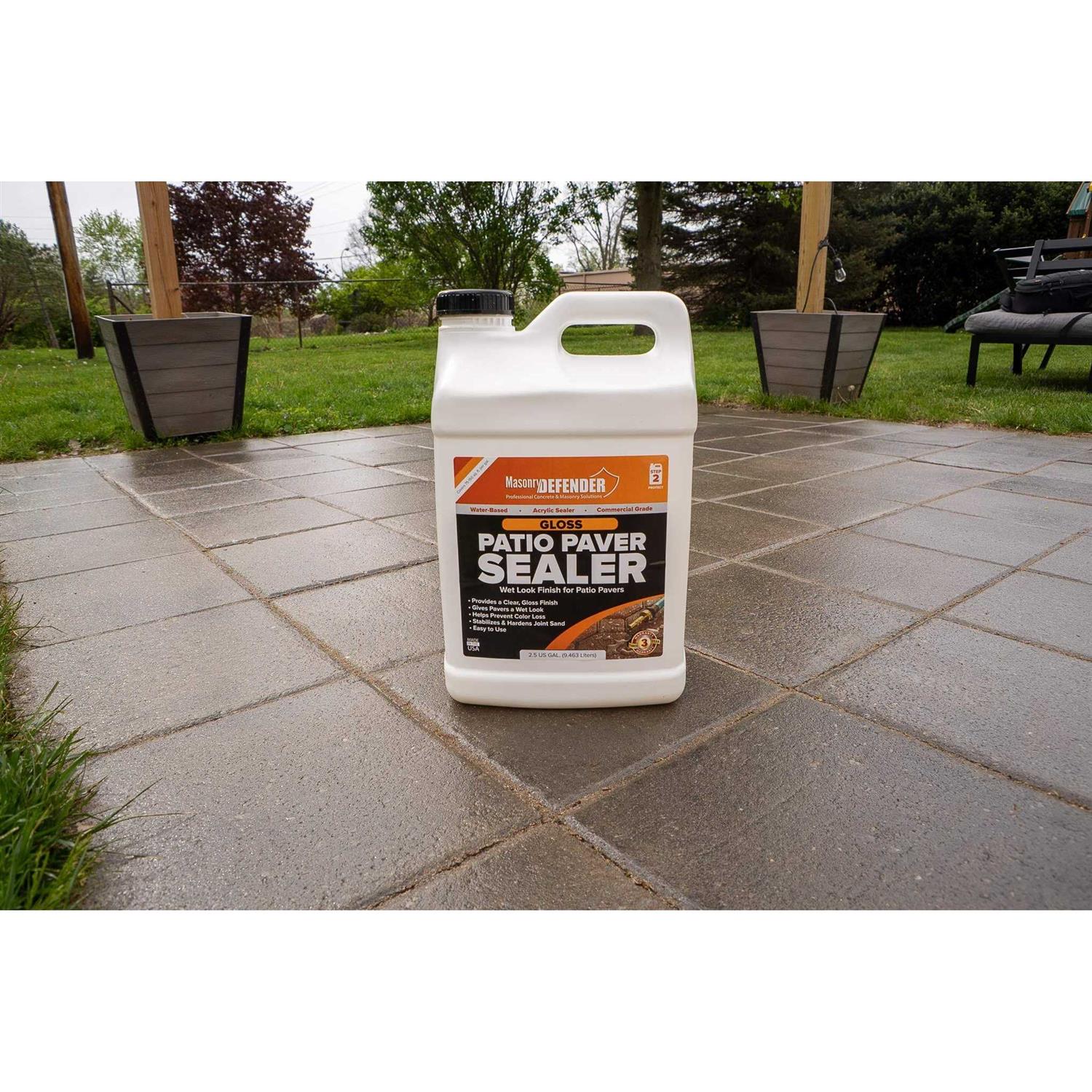 masonrydefender Gloss Wet Look Patio Paver Sealer 1 gal - MT - Mrs Treak