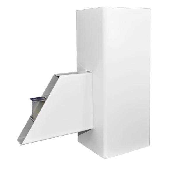 Weatherables Plymouth 5 ft. H x 8 ft. W White Vinyl Picket Fence Panel Kit - MT - Mrs Treak