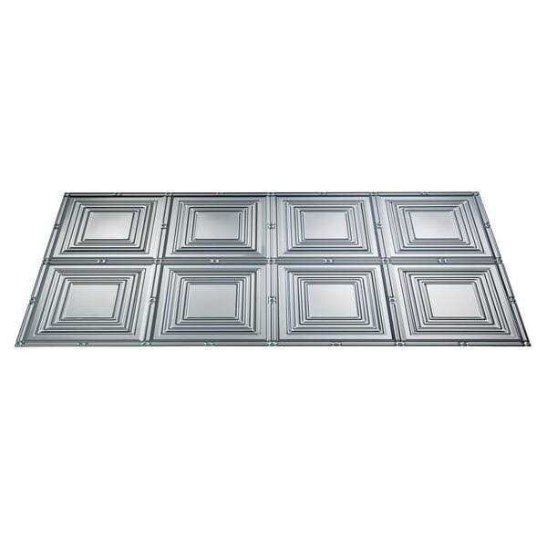 Fasade Portrait Decorative Vinyl 2ft x 4ft Glue Up Ceiling Tile - MT - Mrs Treak