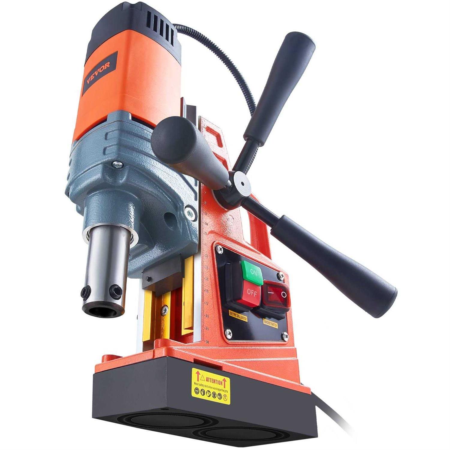 VEVOR Mag Drill Press 1300W 1.57 Boring Diameter 2922lbf Power Portable Magnetic Drill - MT - Mrs Treak