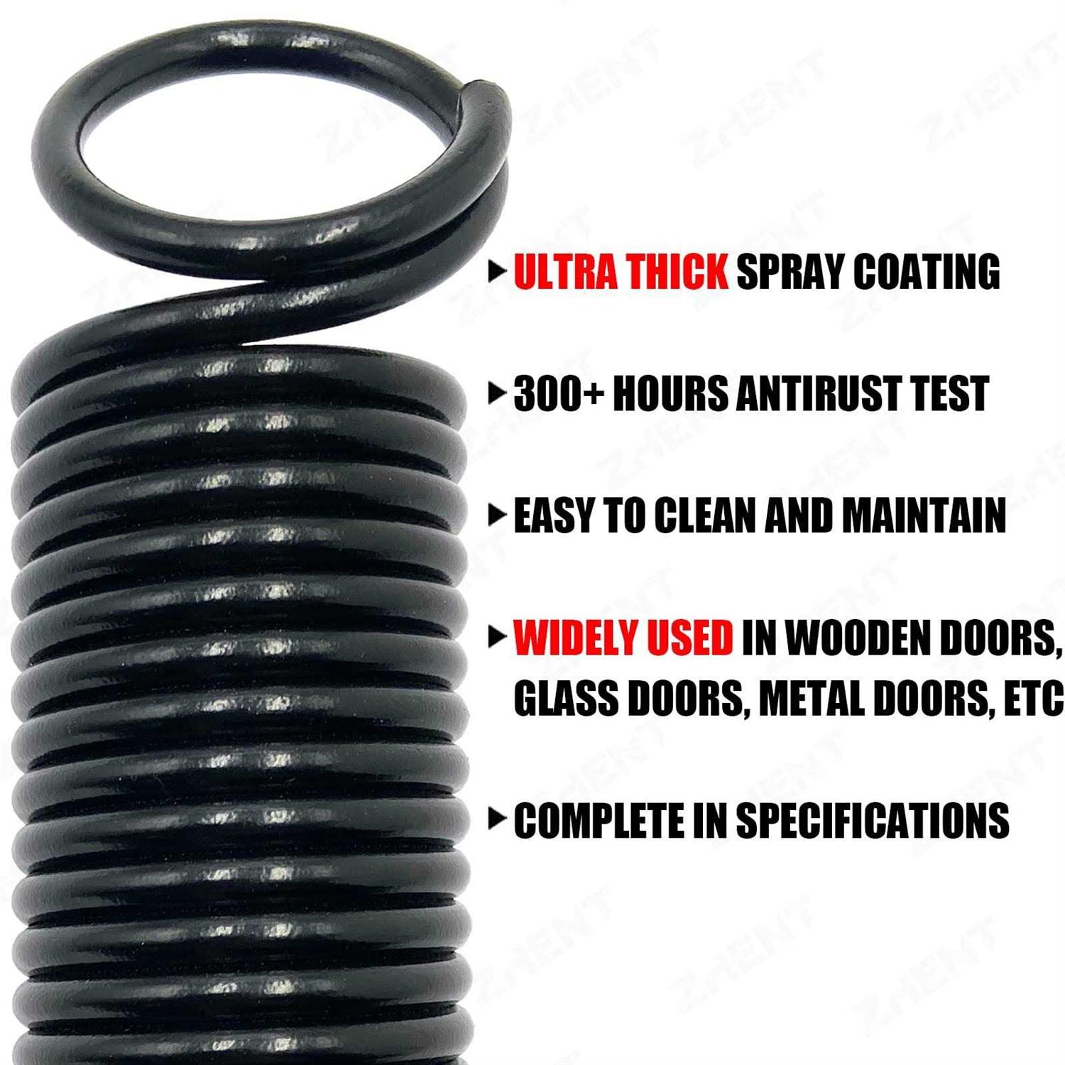 ZhenT Heavy Duty Replacement Extension Garage Door Spring Stretch Spring 2-Pack - Mrs Treak