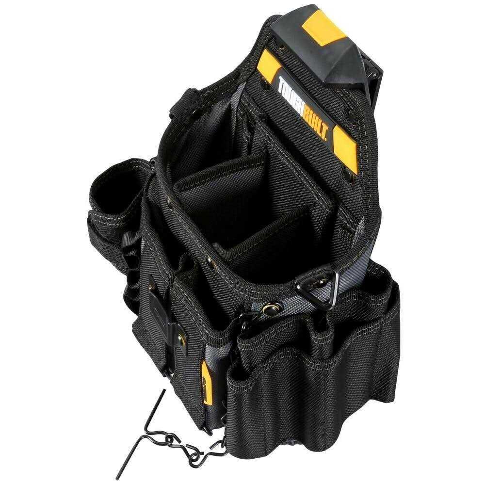 ToughBuilt Hard Bottom Large Black Polyester 16-in Tool Bag - MT - Mrs Treak