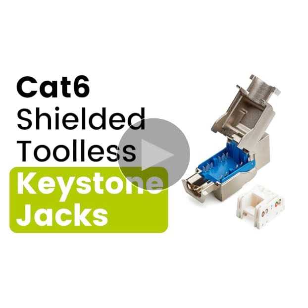 trueCABLE Toolless Component Grade Keystone Jack - MT - Mrs Treak