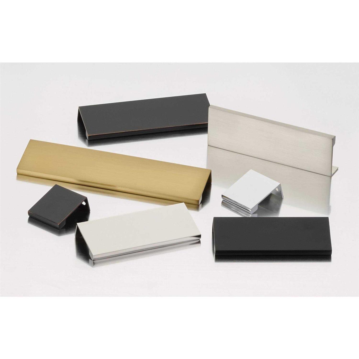 Emtek 87110US4 4 Inch Center to Center Cabinet Edge Pull - MT - Mrs Treak