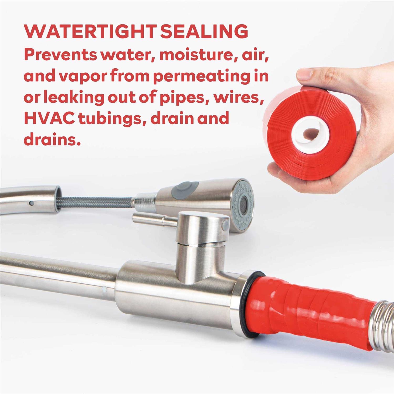 Xfasten Silicone Self Fusing Tape 1-Inch x 36-Foot Silicone Repair Tape - MT - Mrs Treak