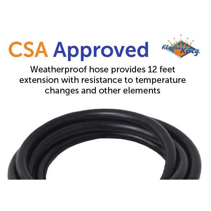 Flame King 11-lb Squatty Propane Tank Cylinder - MT - Mrs Treak