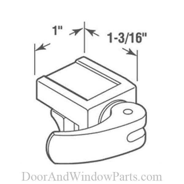 Prime Line Vertical Trim Lock Set - MT - Mrs Treak