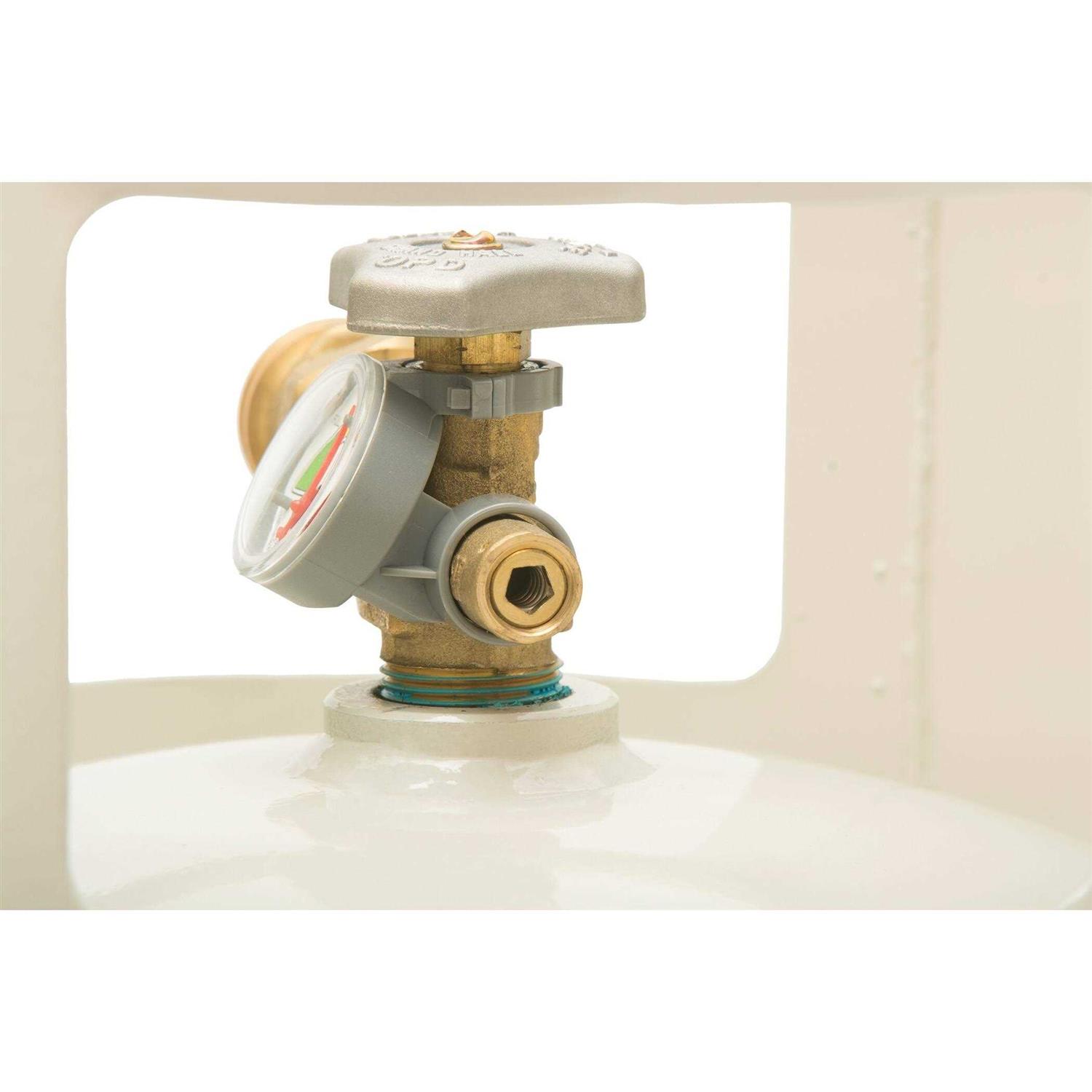 Flame King YSN201b 20 Pound Steel Propane Tank Cylinder with Type 1 Overflow Protection Device Valve, for Grills and BBQs - MT - Mrs Treak