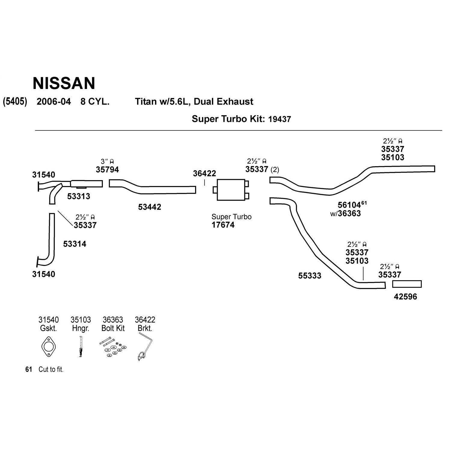Walker 35691 Exhaust System Hanger - MT - Mrs Treak