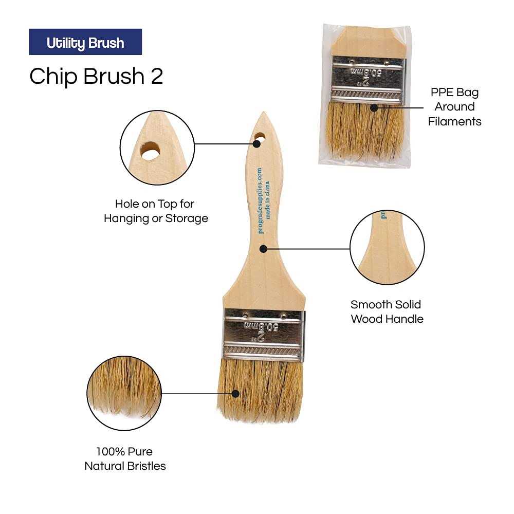 Pro Grade Chip Paint Brushes - MT - Mrs Treak