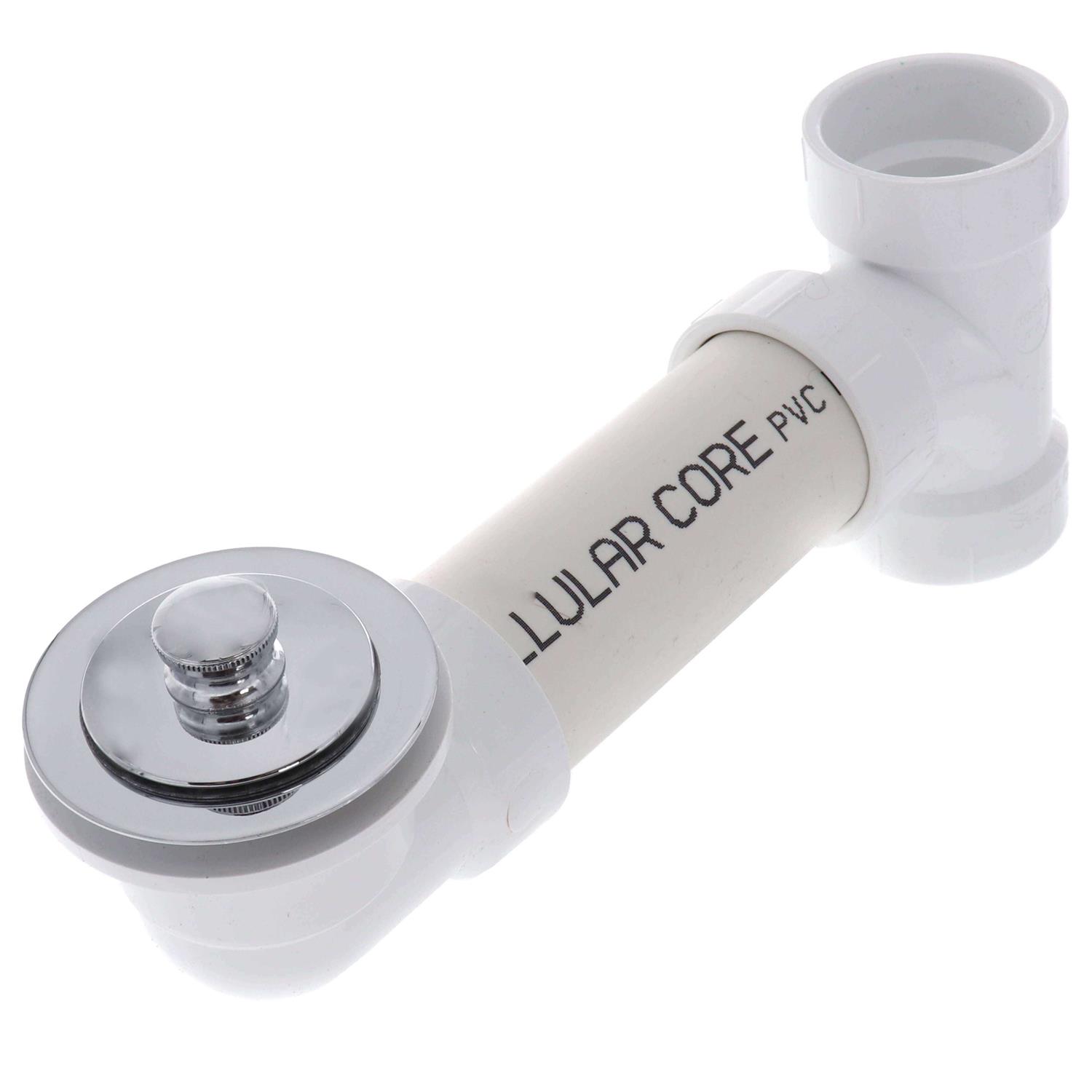 Watco FLEX924-LT-PVC-CP Flexible Lift and Turn Bath Waste Kit - MT - Mrs Treak