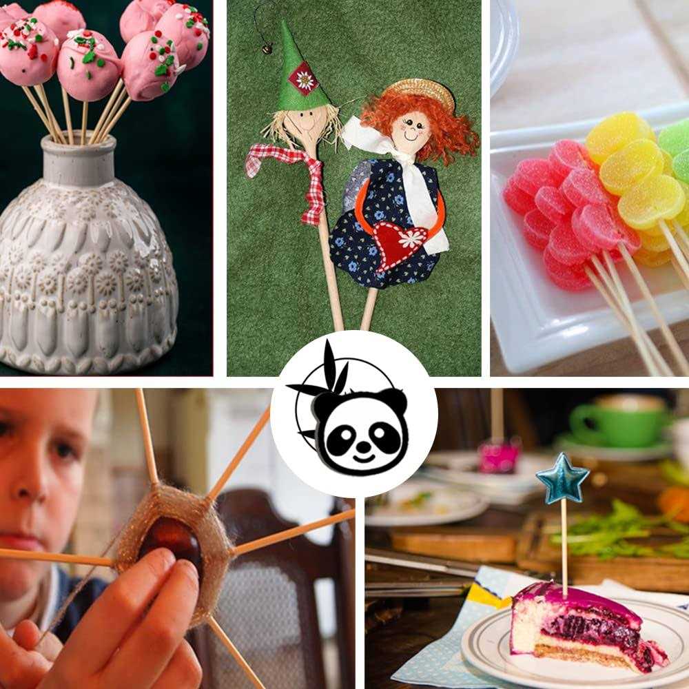 Dowel Rods Wood Sticks Wooden Dowel Rods Unfinished Bamboo Sticks - MT - Mrs Treak