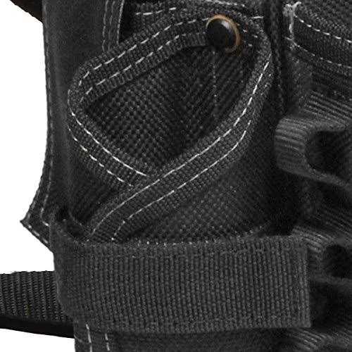 ToughBuilt Hard Bottom Large Black Polyester 16-in Tool Bag - MT - Mrs Treak