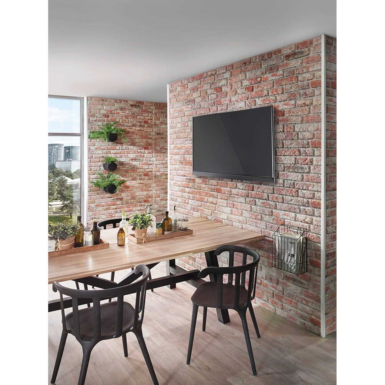 WALL!SUPPLY 0.59 in. x 7.09 in. x 14.76 in. UltraWood Teak Herringbone Jointless Wall Paneling - MT - Mrs Treak