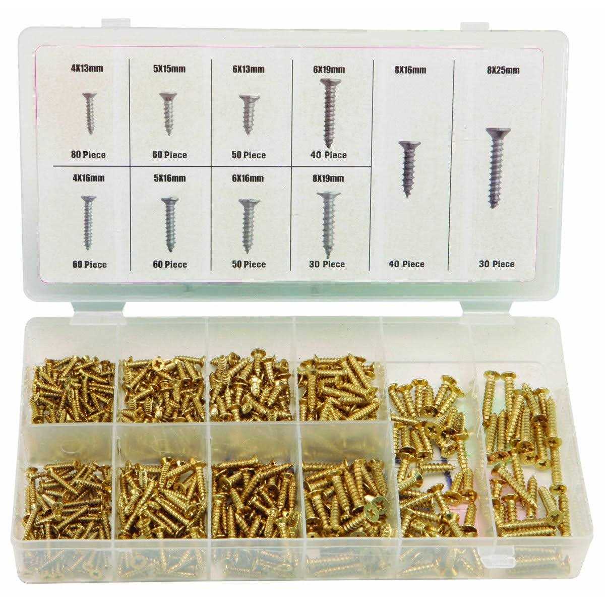 Storehouse 500 Piece Aluminum Blind Rivet Assortment - MT - Mrs Treak