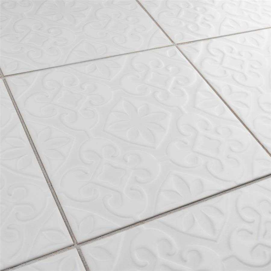 Merola Tile Triplex Real Black 7-3/4 in. x 7-3/4 in. Ceramic Wall Tile - MT - Mrs Treak