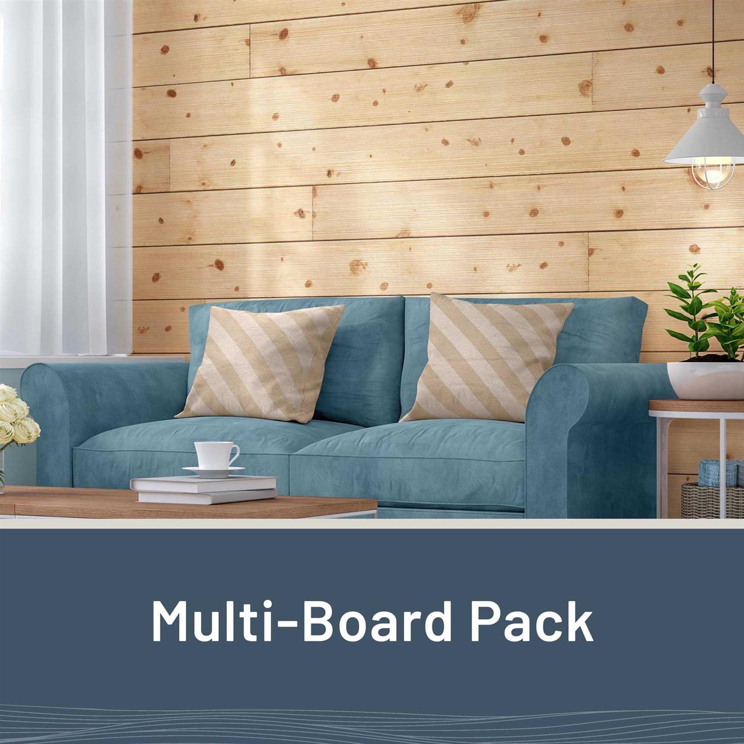 UFP-Edge 1 in. x 8 in. x 8 ft. Barn Wood Shiplap Pine Board 6-Pack - MT - Mrs Treak