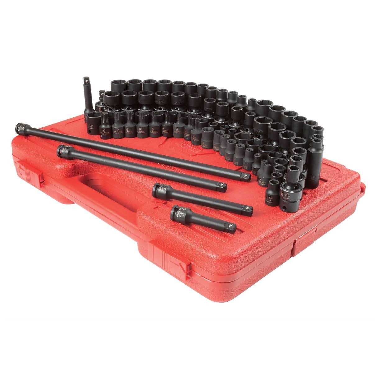 Sunex 3569 84 Piece 3/8 Drive Master Hex Bit Impact Socket Set - MT - Mrs Treak