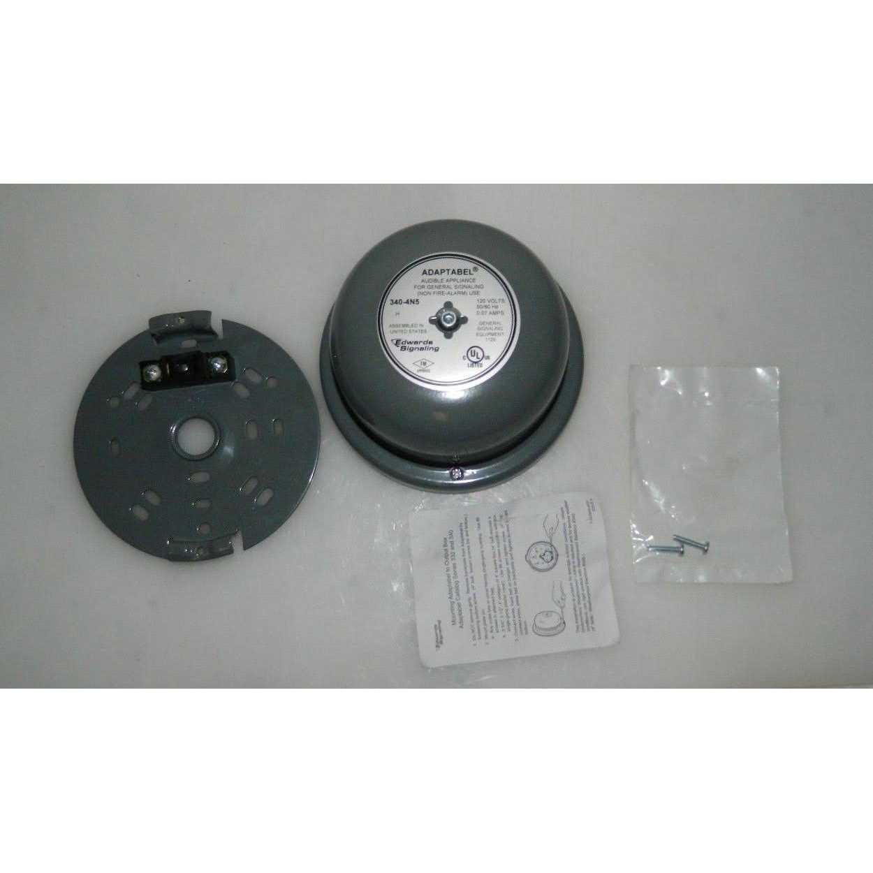 Edwards Signaling 340-4G5 Bell - MT - Mrs Treak