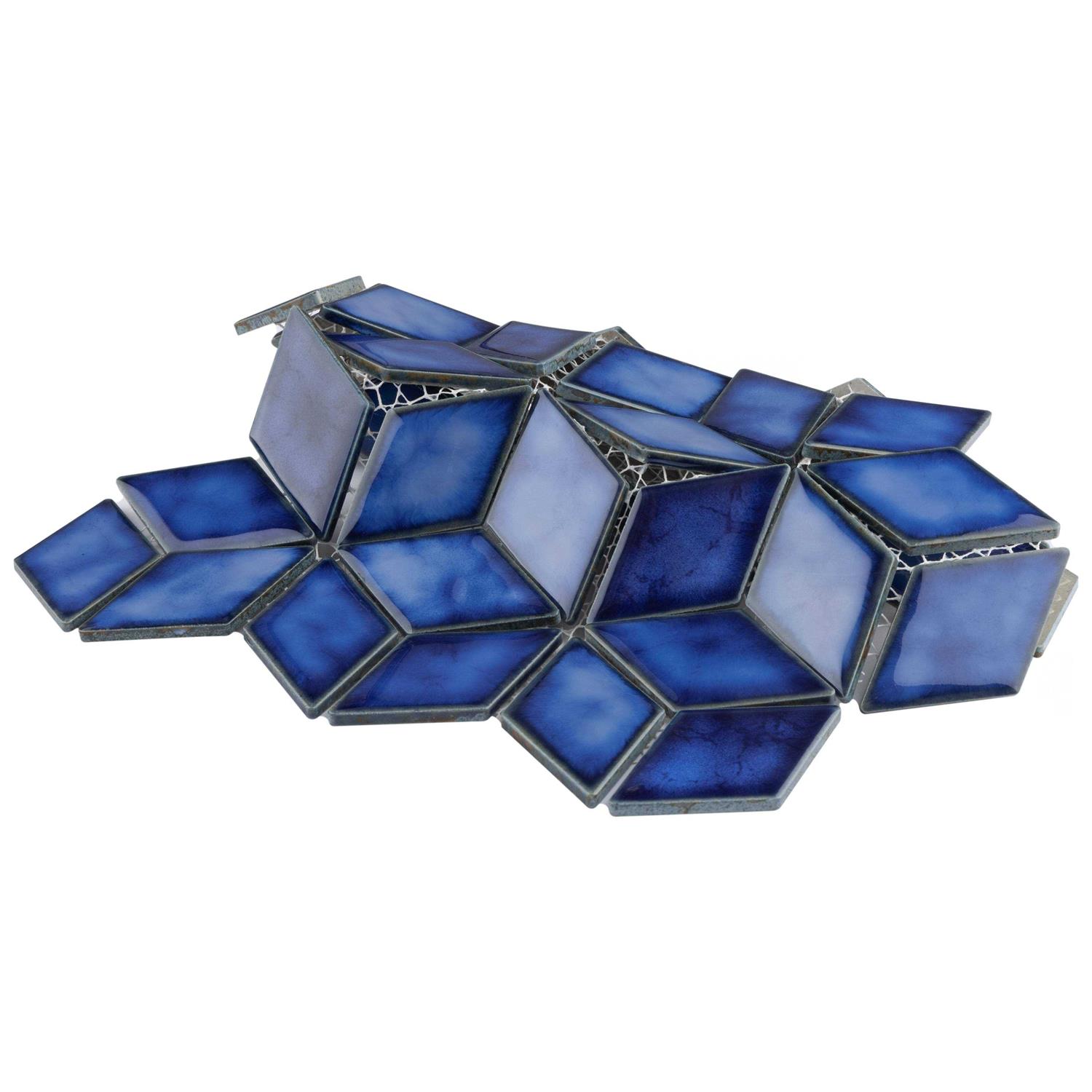 Merola Tile Rhombus Porcelain Mosaic Tile - MT - Mrs Treak