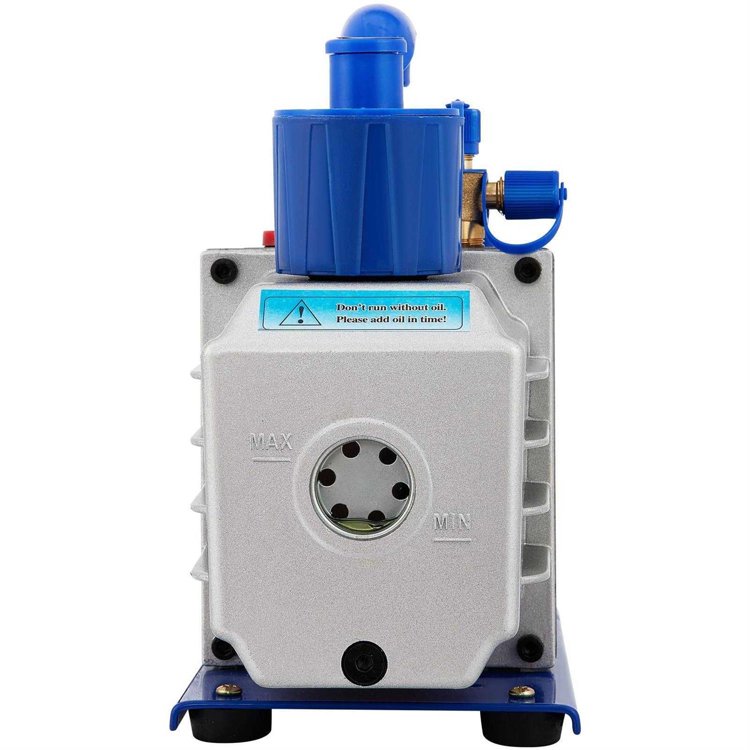 VEVOR Vacuum Chamber with Pump 5 Gallon Chamber 5 Single Stage Rotary Vane Vacuum Pump - MT - Mrs Treak