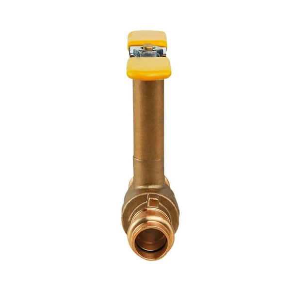 The Plumber’s Choice Premium Brass Ball Valve with Long Bonnet and T-Handle - MT - Mrs Treak