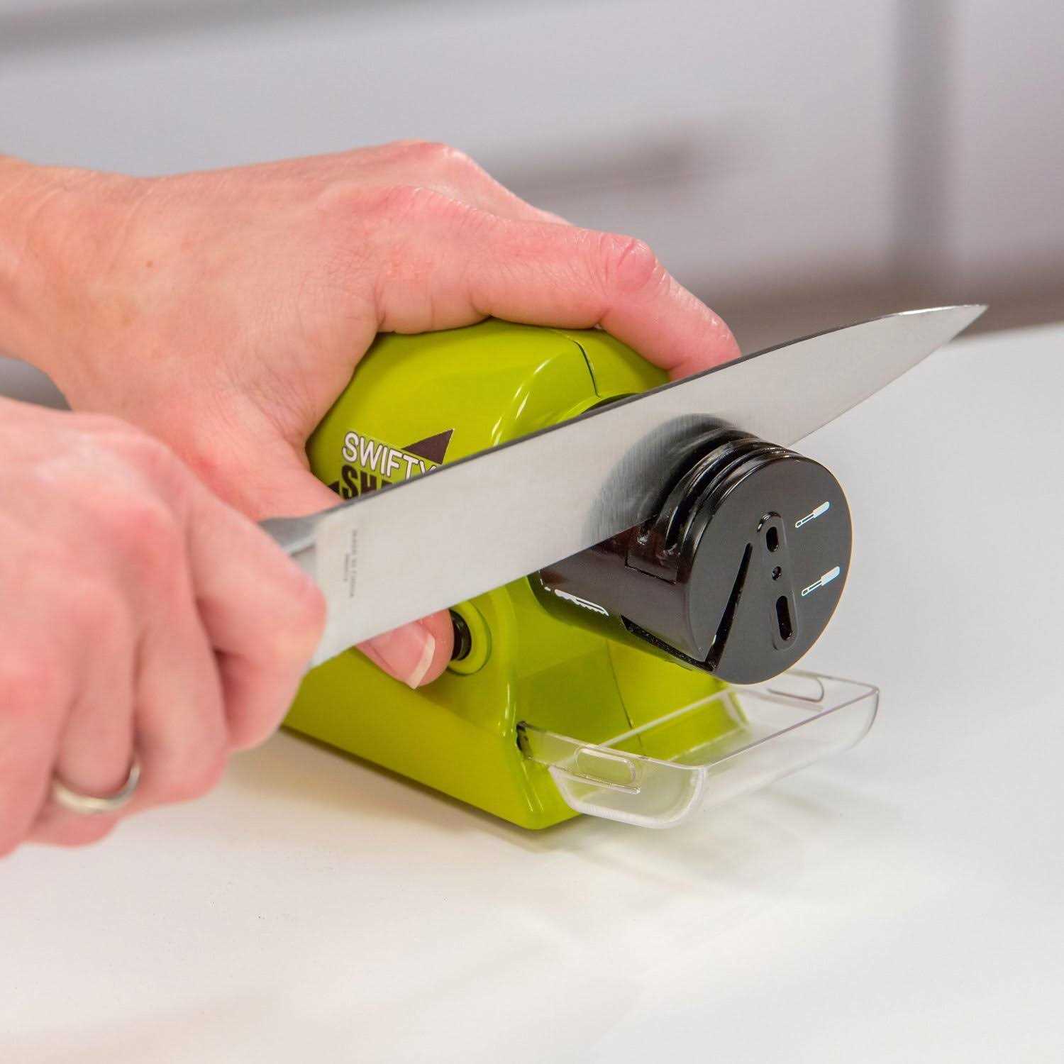 Swifty Sharp Cordless Motorized Knife Blade Sharpener - MT - Mrs Treak
