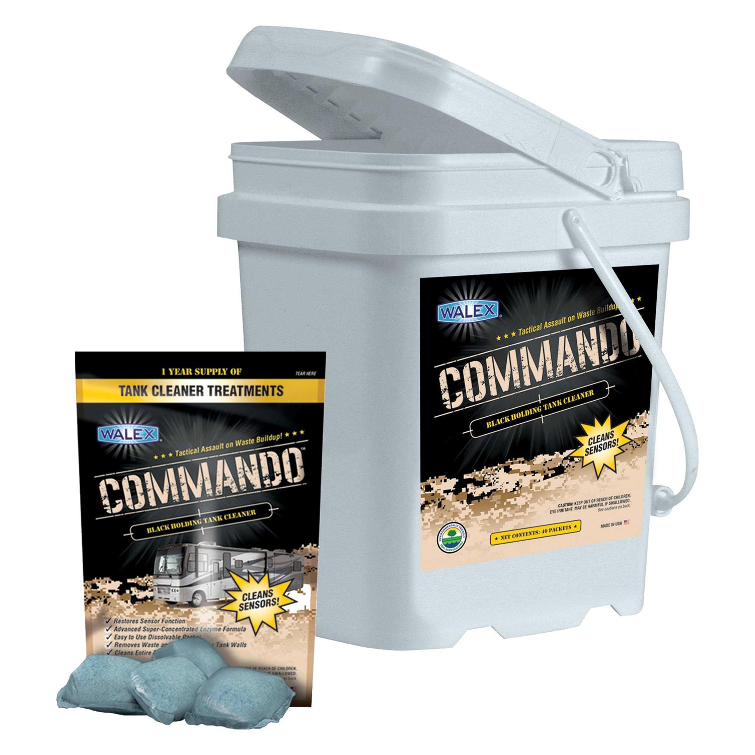 Walex Commando Black Holding Tank Cleaner CMDOB - MT - Mrs Treak
