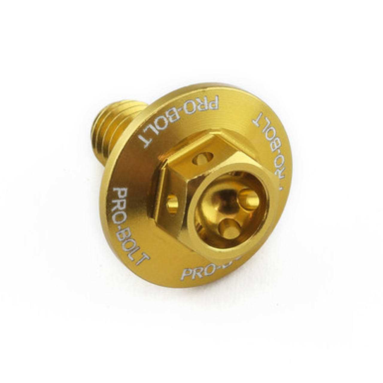 Pro-Bolt Aluminum Flanged Hex Bodywork Bolt Race Spec Etched Pack - MT - Mrs Treak