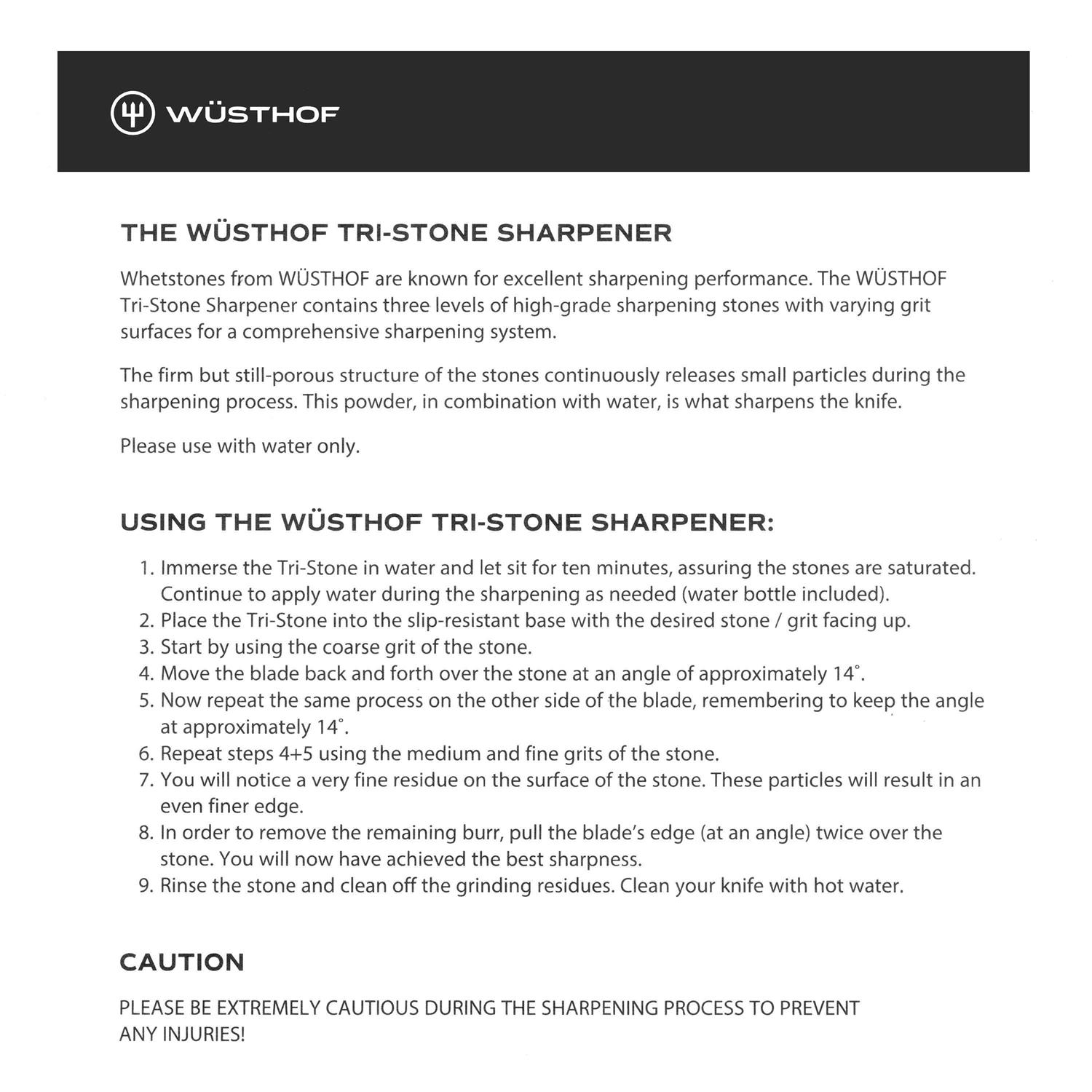 WüSTHOF Sharpener Whetstone J400/2000 3069720301 - MT - Mrs Treak