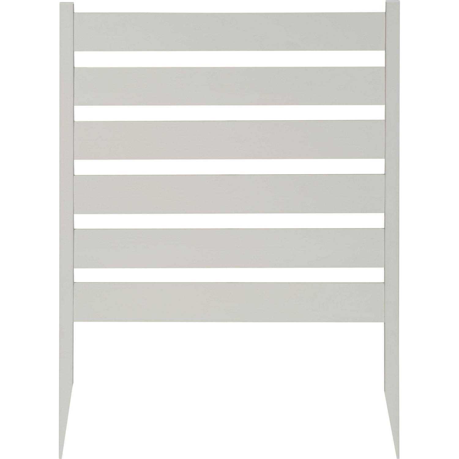 Zippity Outdoor Products Liberty Lattice 3.5 ft. x 3 ft. White Vinyl AC Screen Fence Panel - MT - Mrs Treak