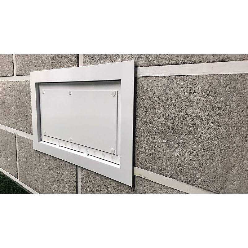 Freedom Emblem 6-ft H x 8-ft W White Vinyl Flat-top Fence Panel Cap 73013949 - MT - Mrs Treak